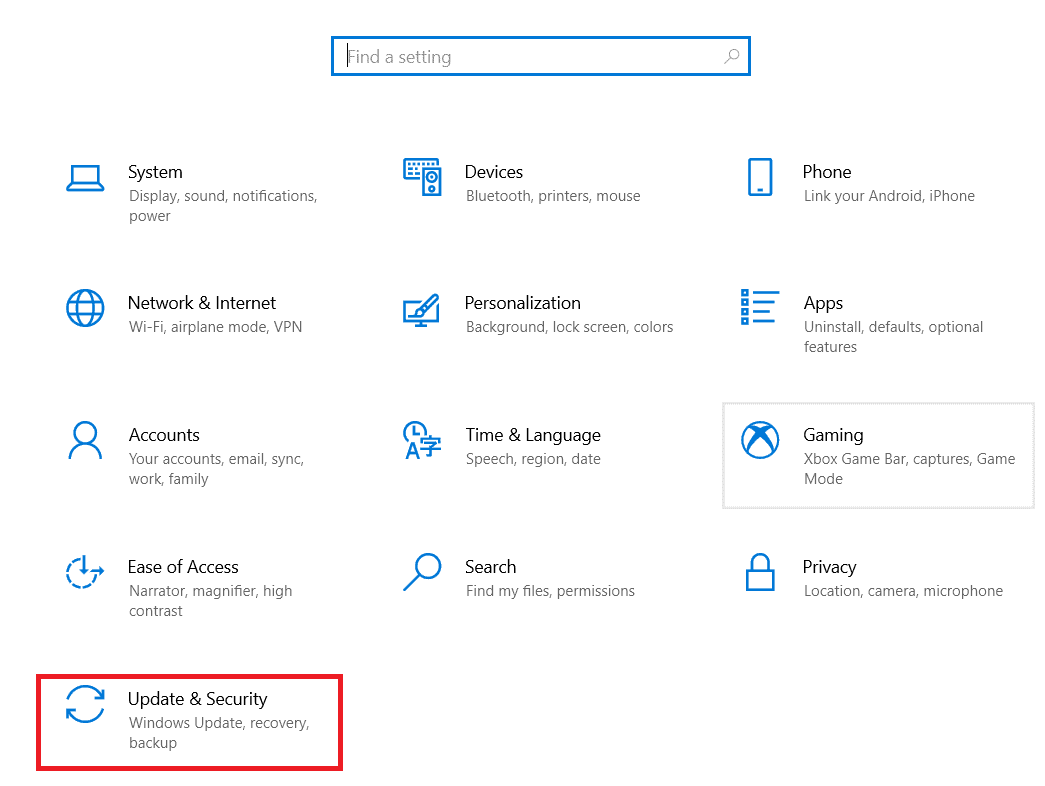 Click on Update and Security. Fix WASD and Arrow Keys Switched in Windows 10