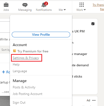 Click on Settings & Privacy. How to Find Someone on LinkedIn by Email Address