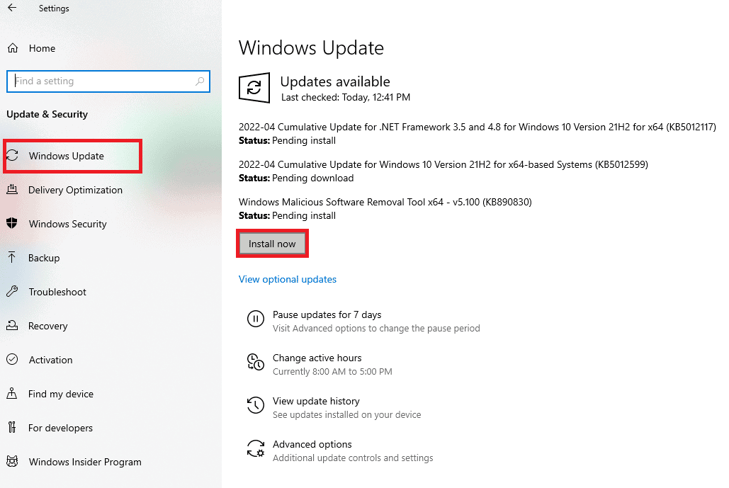 Update Windows. Fix Generation Zero Not Loading in Windows 10