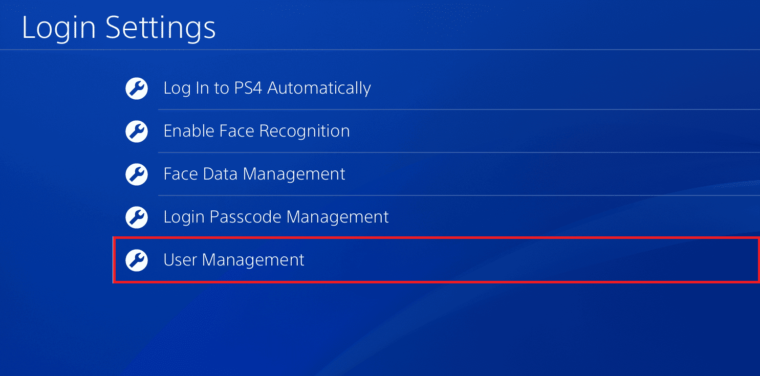 User Management. Fix PS4 WiFi Proxy Server Error