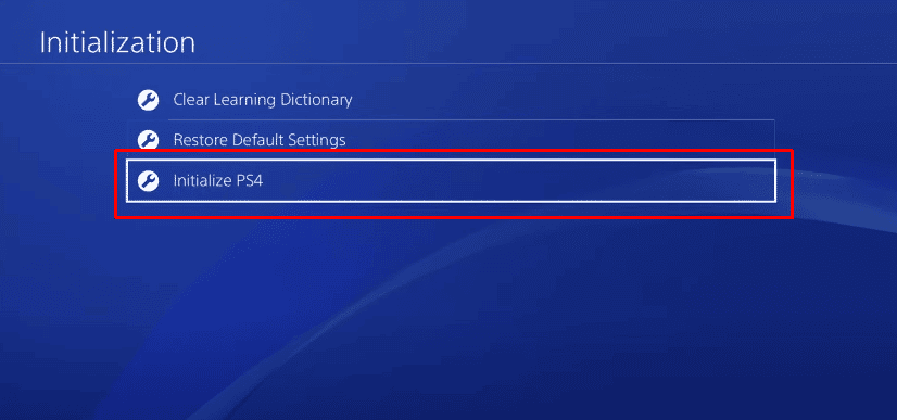 Select Initialize PS4. 8 Ways to Fix Orange Light on PS4