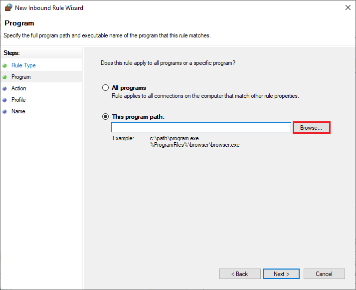 browse program path. Fix Sedlauncher.exe High Disk Usage