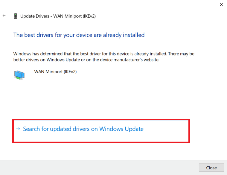 the best driver is already installed. How to Fix Wi-Fi Adapter Not Working Windows 10