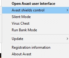 Now, select the Avast shields control option, and you can temporarily disable Avast.Fix Chrome Blocking Download Issue