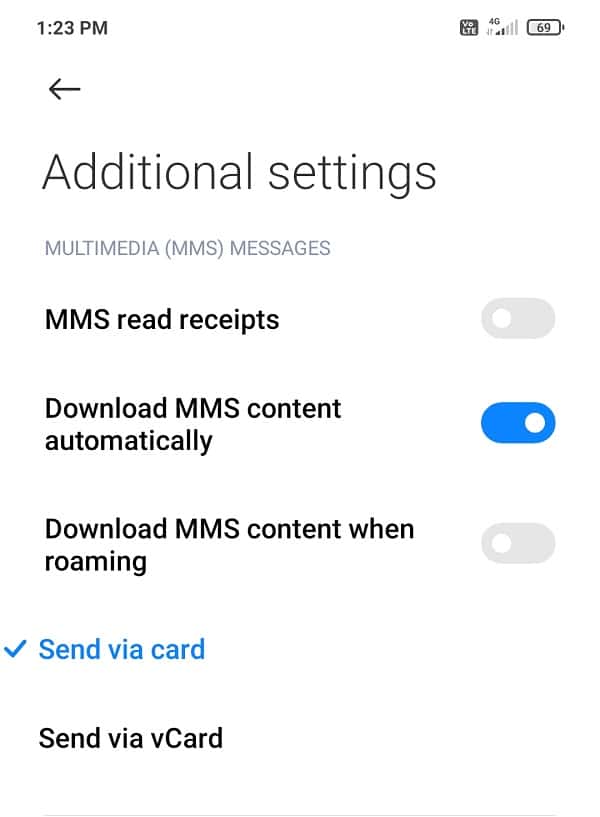 Check SMS Settings | Fix Can't Send Text Message to One Person