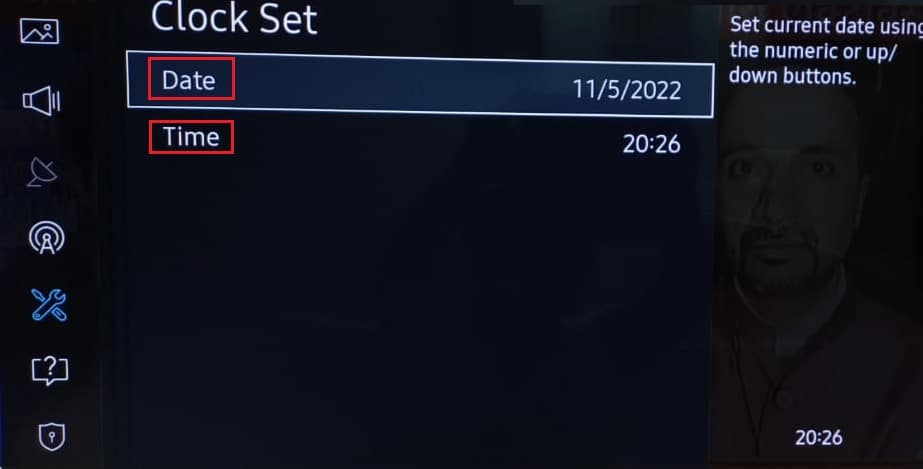 Clock Set Date Time Samsung TV | smart TV won’t connect to Wi-Fi