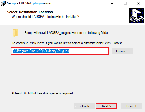 Copy and paste the GSnap.dll file into the Autotune VST plugin folder as follows and click Next