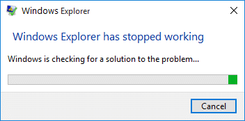 Fix Windows 10 File Explorer Crashes
