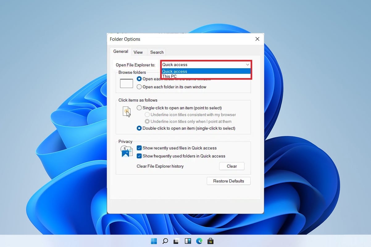 How to Enable or Disable Quick Access in Windows 11