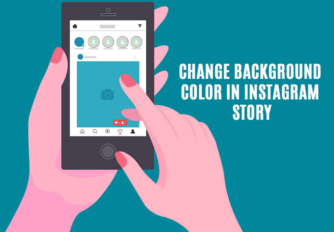 How to change the Background Color in your Instagram Story (2021)