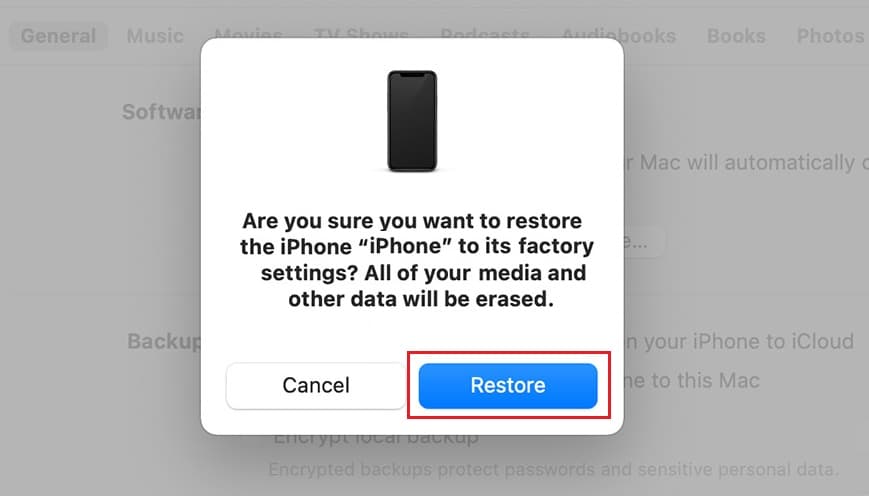Restore iPhone using iTunes. my iPhone 10,11, 12 is frozen and won't turn off or reset