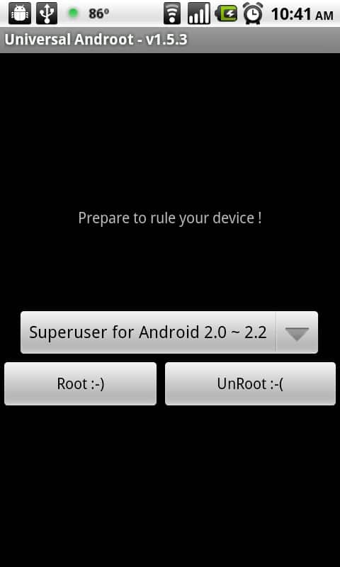 Tap on the root button and your device will get rooted in a few seconds | How to Root Android without a PC