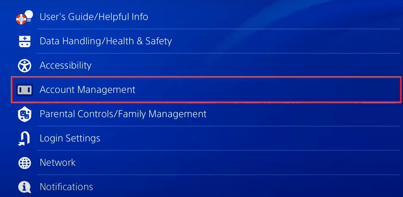 account management on PS4. 10 Ways to Fix CE 33987 0 Error Code on PS4