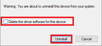 Check the box next to Delete the driver software for this device and click on Uninstall. Fix PS4 Controller Flashing White