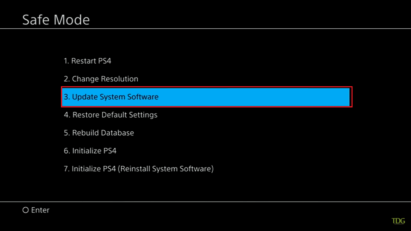 choose the Update System Software. Fix PS4 Controller Flashing White