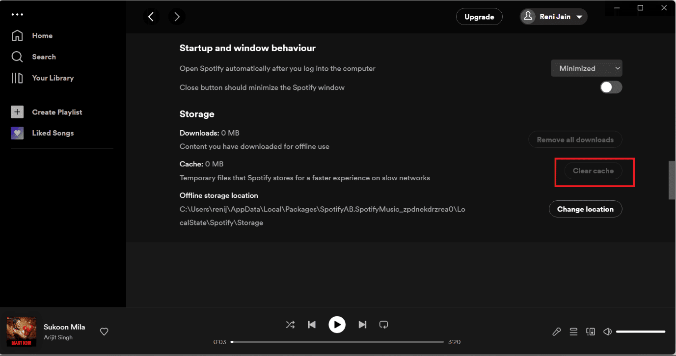 clear cache option. 9 Ways to Fix Something Went Wrong Spotify Error on Windows 10