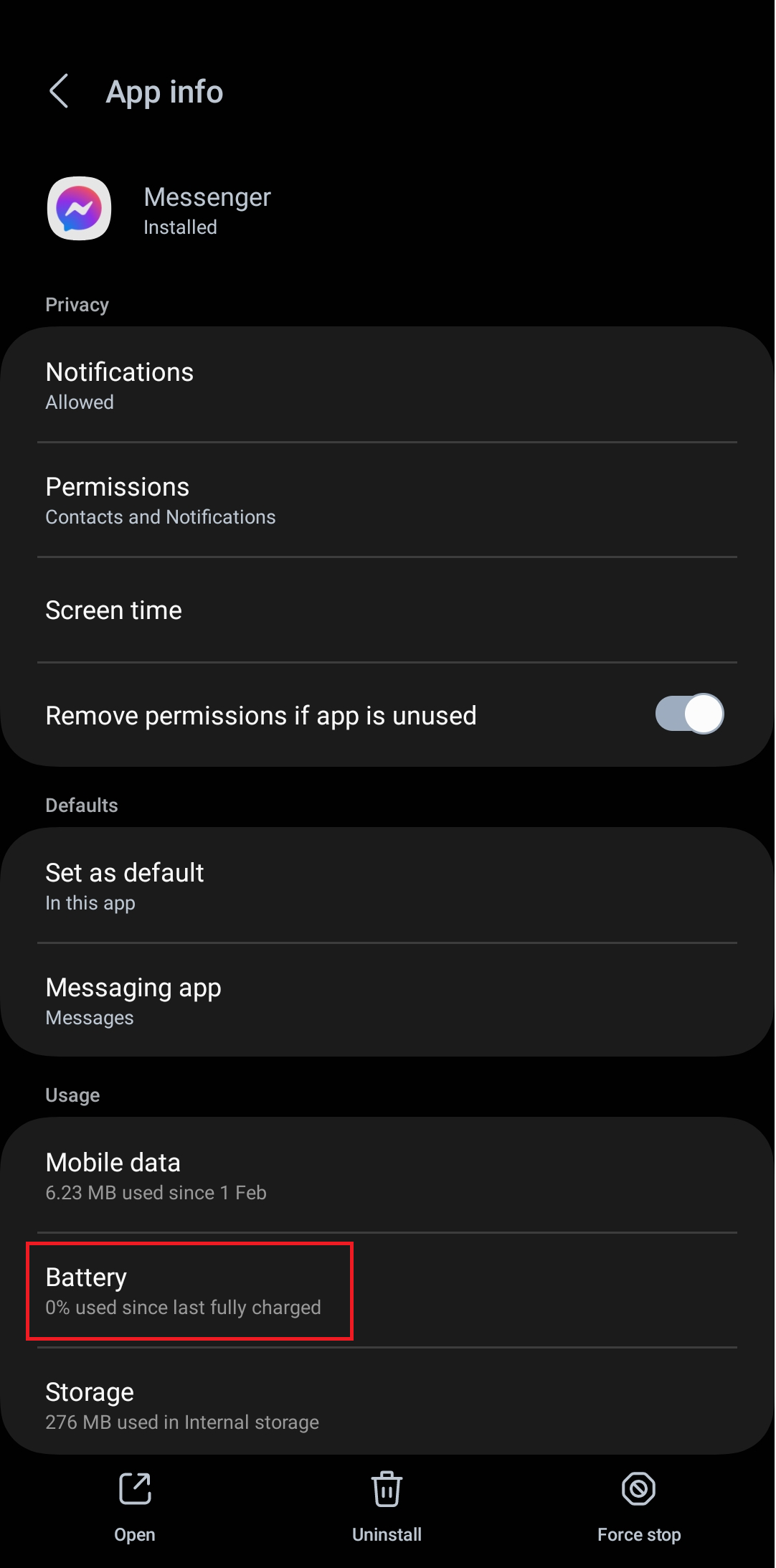 Click on the Battery option. 10 Ways to Fix Facebook Messenger Calls Not Ringing