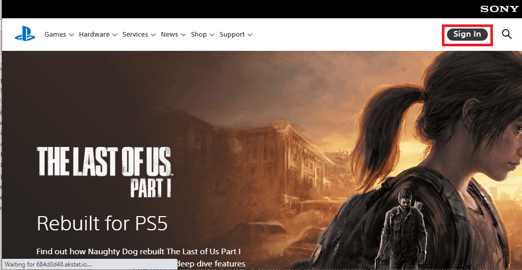 click on the Sign In button. Fix Failed to connect to PlayStation network