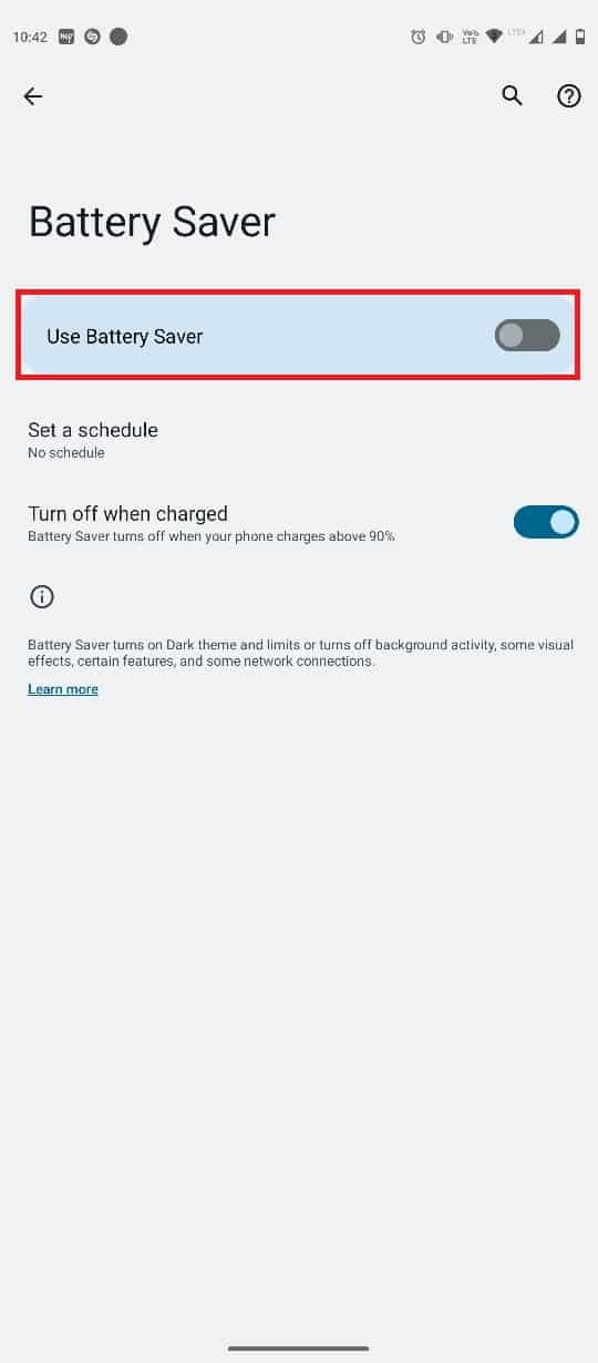 Disable the Use Battery Saver toggle. 13 Fixes for Discord Video Call Lagging on Mobile