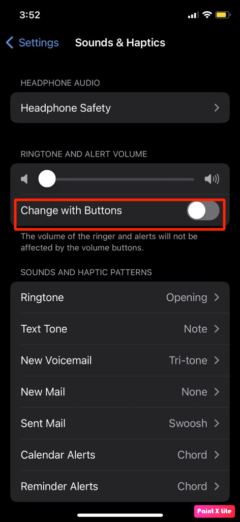 toggle on change with buttons