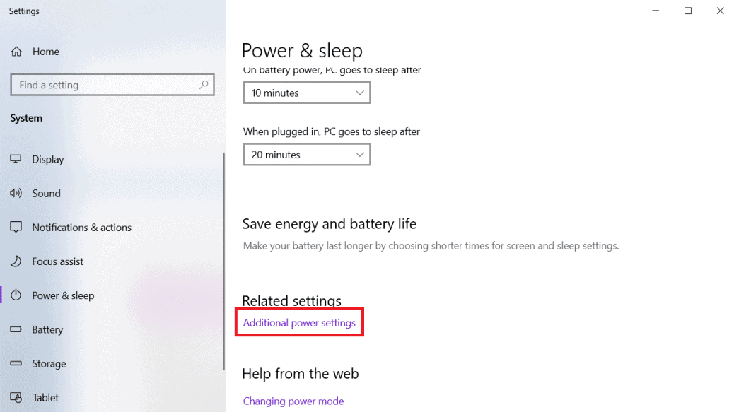 Go to Additional Power Settings under Related Settings. How to Fix Wi-Fi Adapter Not Working Windows 10