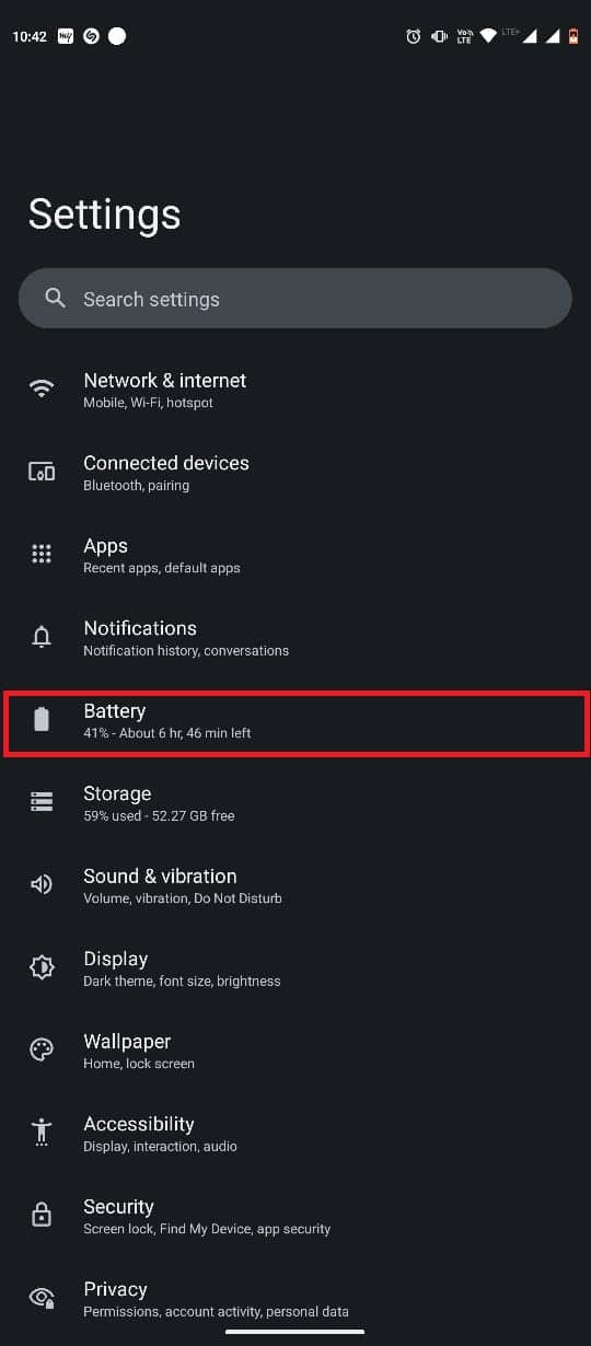 select Battery. 13 Fixes for Discord Video Call Lagging on Mobile