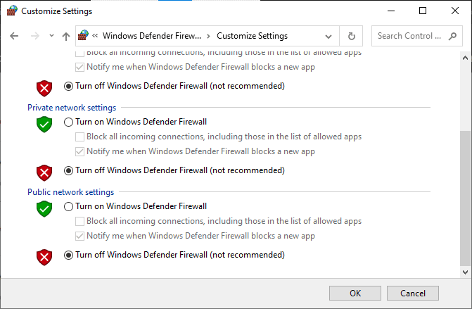 turn off Windows Defender Firewall. Fix Twitch Mods Not Loading