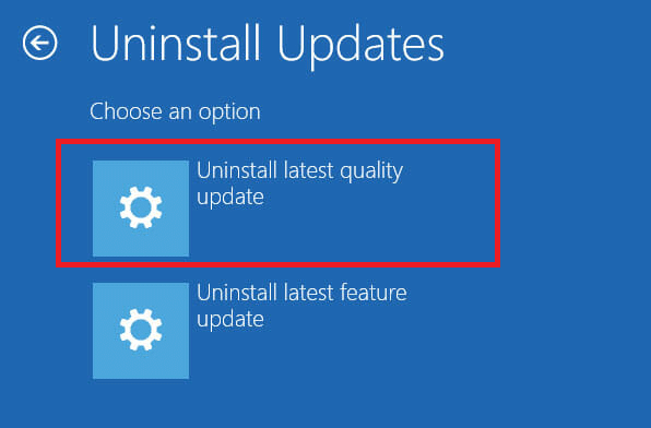 Now, select the Uninstall latest quality update option if you face the issue after a regular monthly update. After updating Windows to the latest build, select the Uninstall latest feature update option if you face the problem. C:\windows\system32\config\systemprofile\Desktop is unavailable server