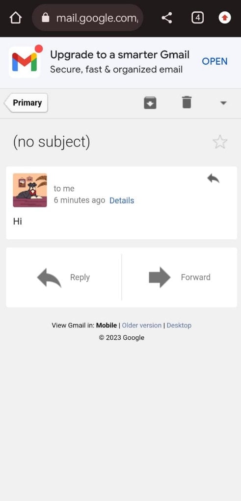 open the email of the person from your inbox | how to view Gmail profile picture of other users 