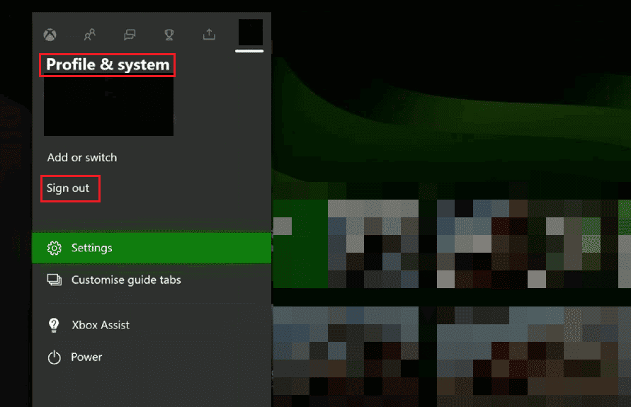 select the Sign out option. Fix Titanfall 2 Error 429 on Xbox