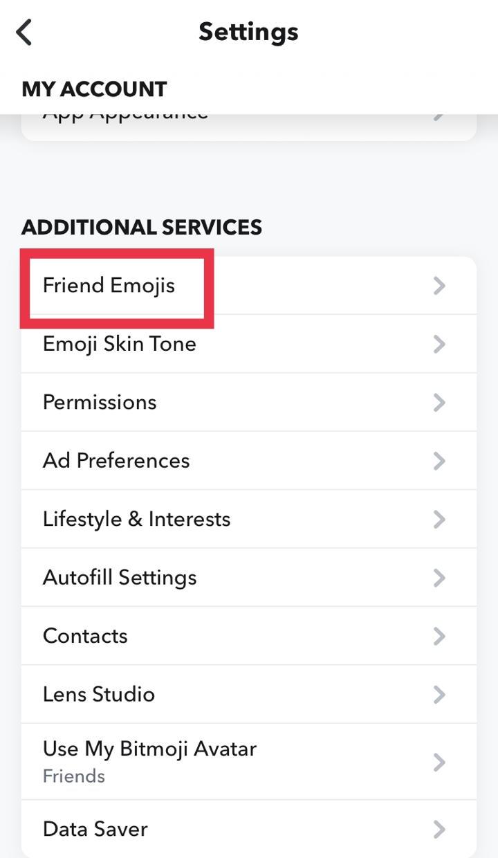 tap on Friends Emojis | How to Change Snapchat Streak Emoji