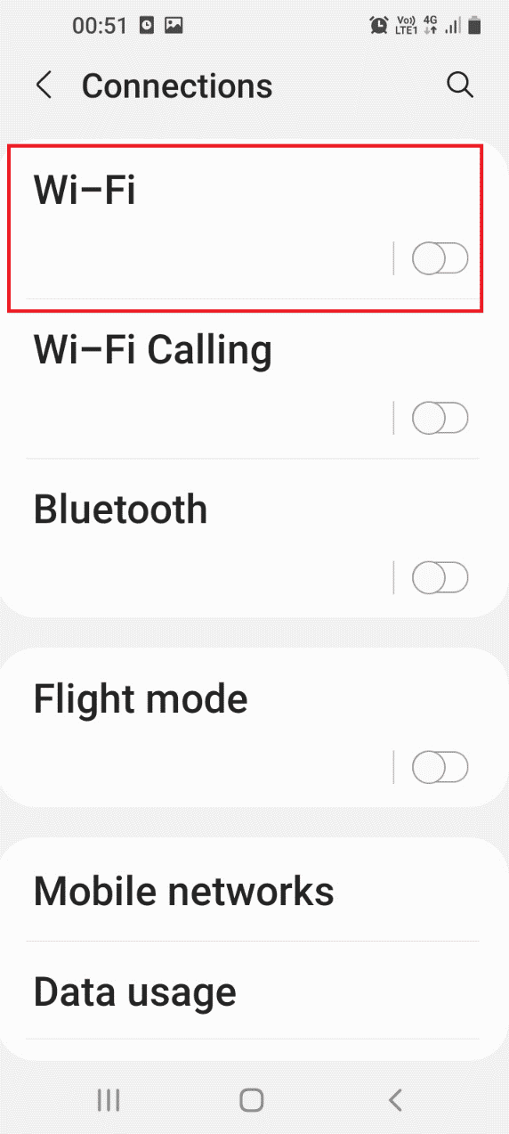 Toggle off the WiFi tab. Fix Fast Charging Not Working on Android