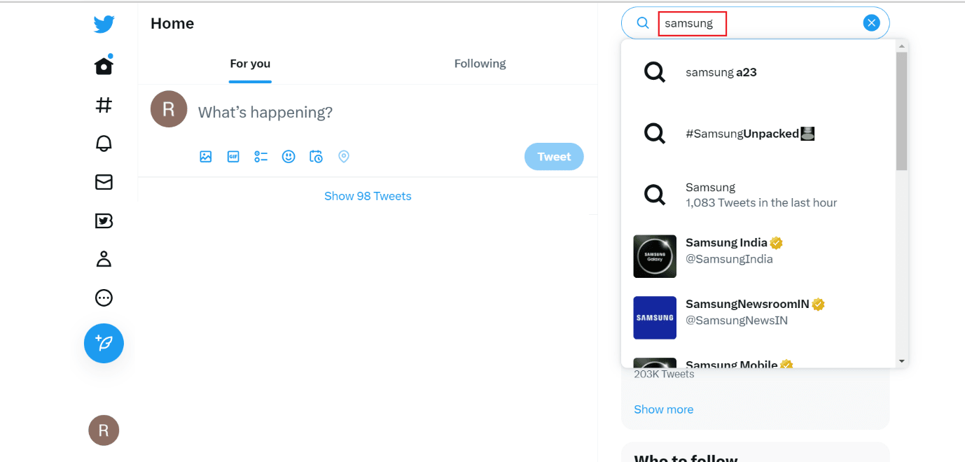 type in the search box. How to Clear Your Saved Searches on Twitter