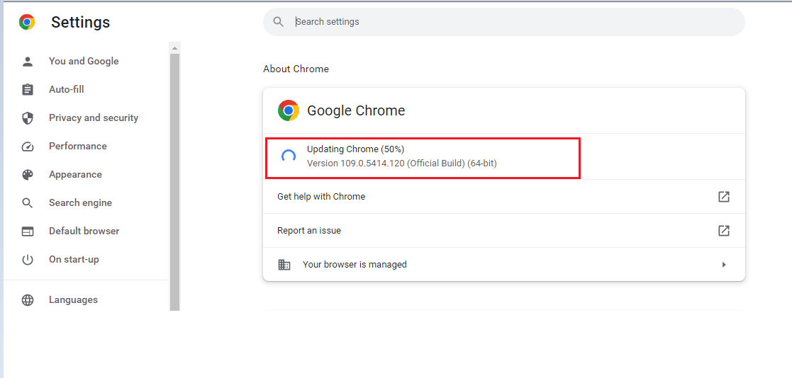 updating chrome. How to Fix View PayPal Transactions Error